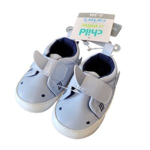 Baby slip on shark shoes